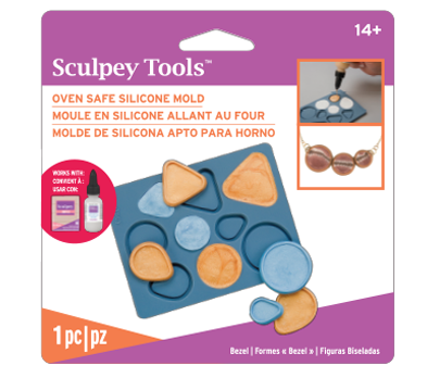 Sculpey Silicone Oven Safe Mold -- Bezel