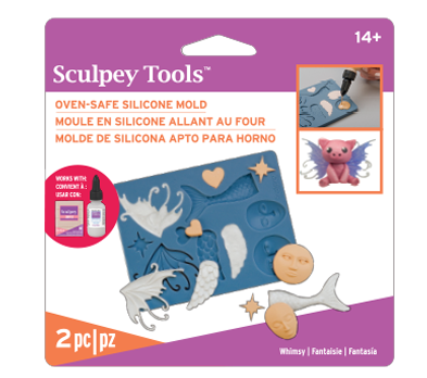 Sculpey Silicone Oven Safe Mold -- Whimsy