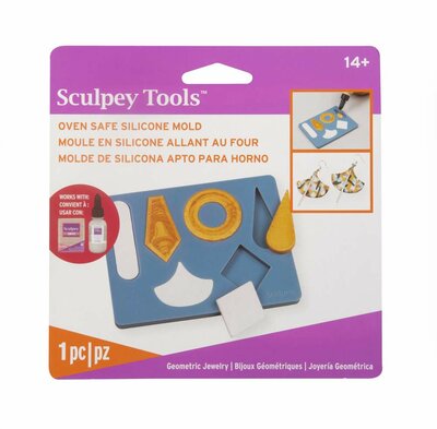 Sculpey Silicone Oven Safe Mold -- Geometric Jewelry